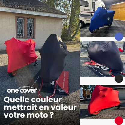 Housse Moto intérieure Flexy Luxe | Effet sur-mesure