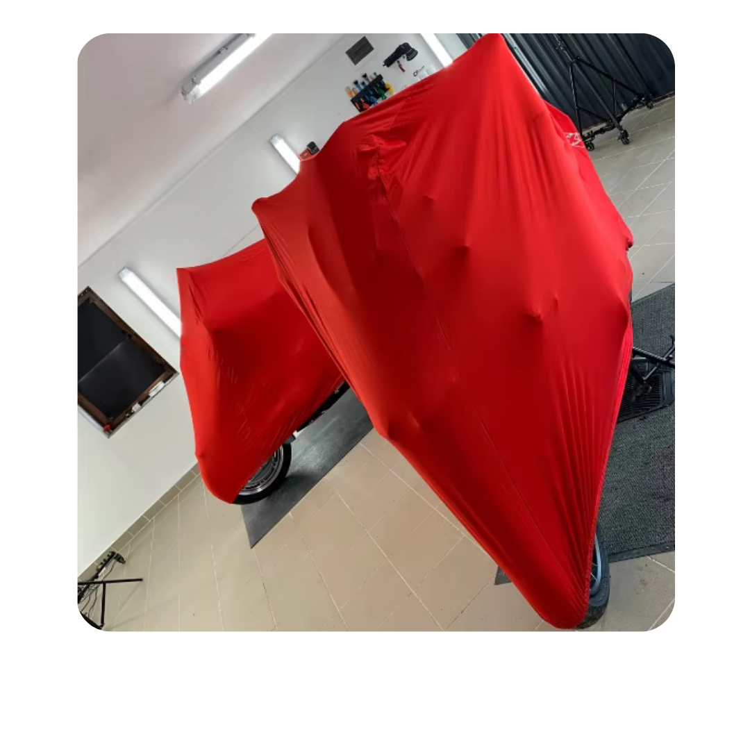 Housse Moto intérieure Flexy Luxe | Effet sur-mesure