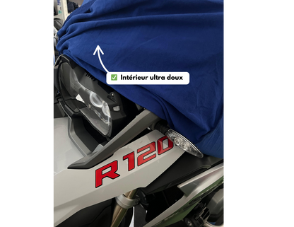 Housse Moto intérieure Flexy Luxe | Effet sur-mesure